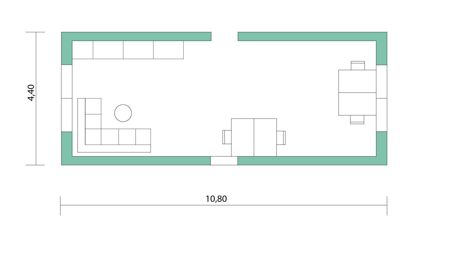 Grundriss Modul