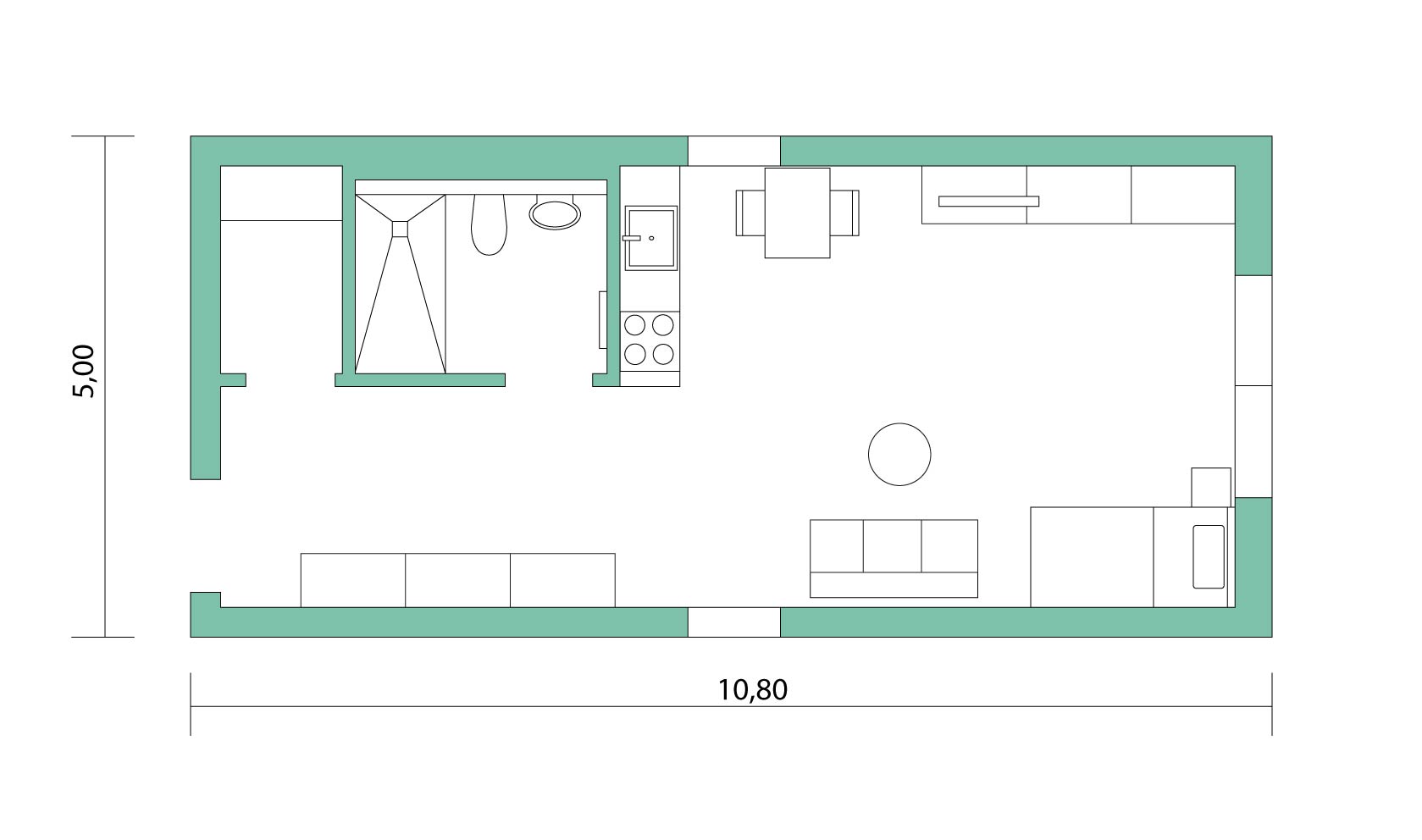 Grundriss Modul