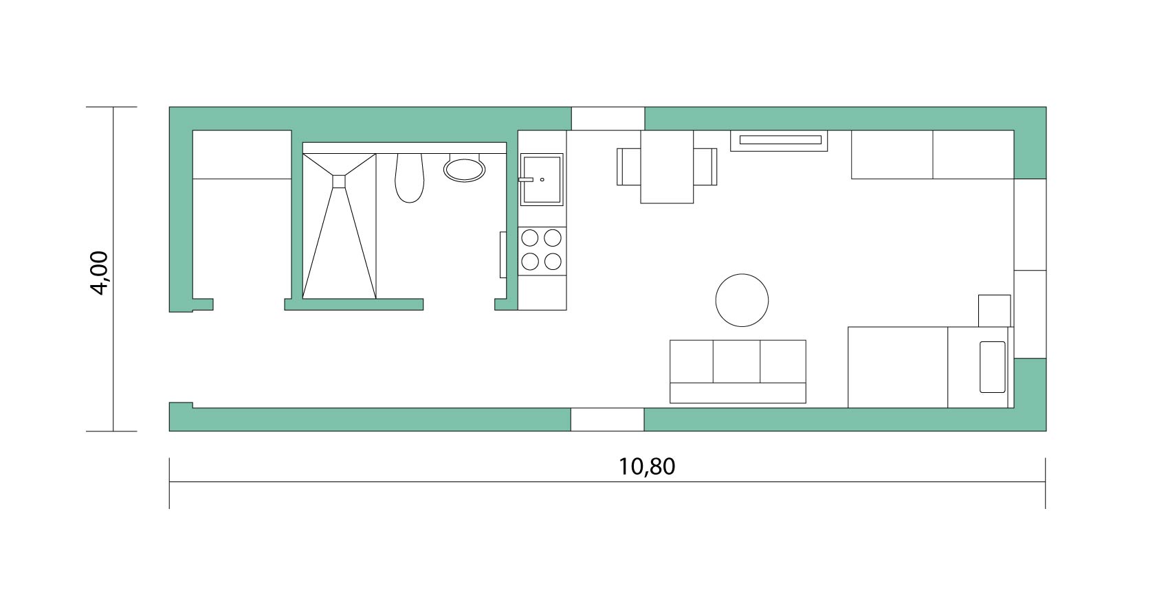 Grundriss Modul