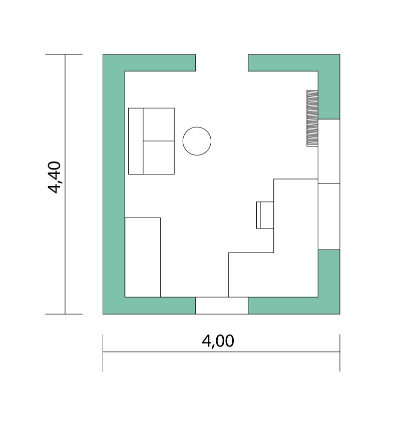 Grundriss Modul