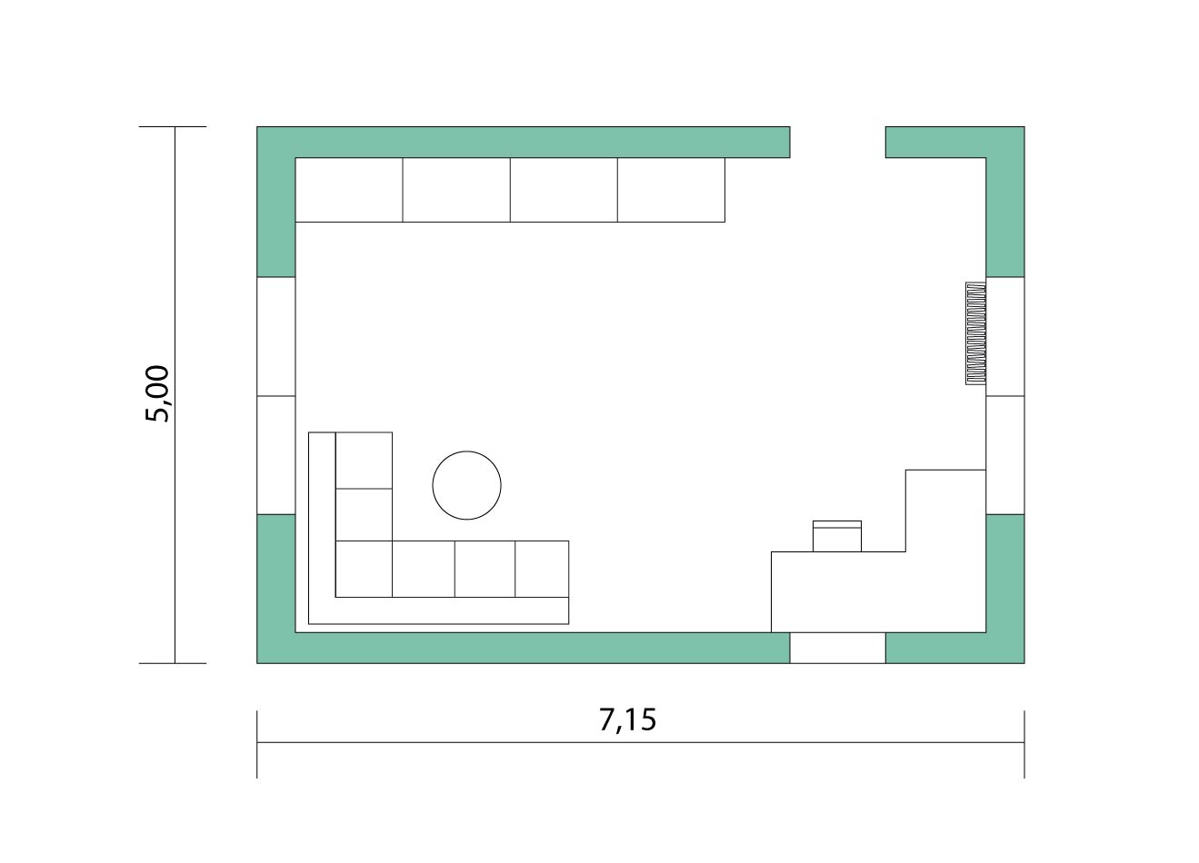 Grundriss Modul