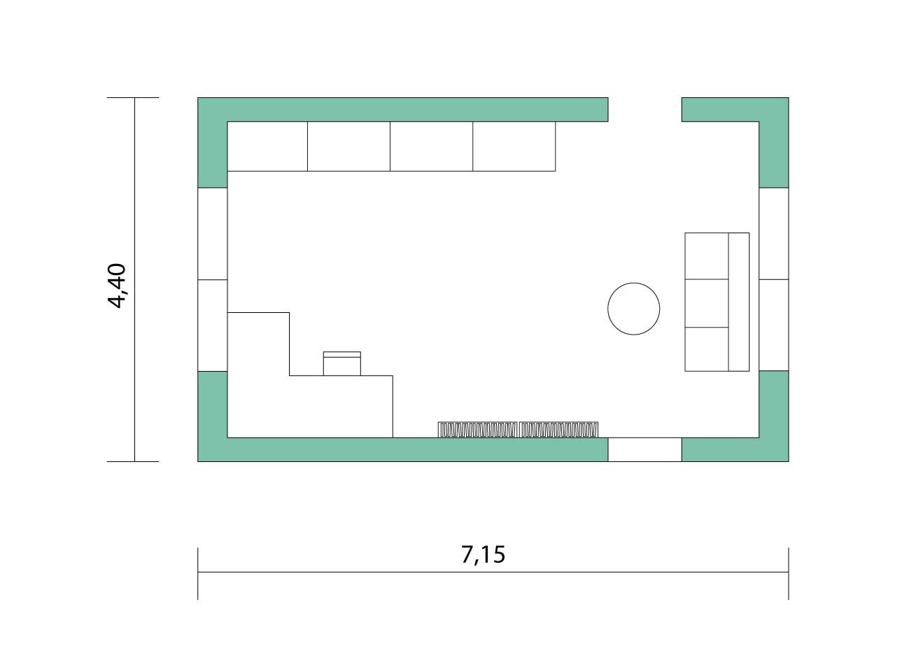 Grundriss Modul