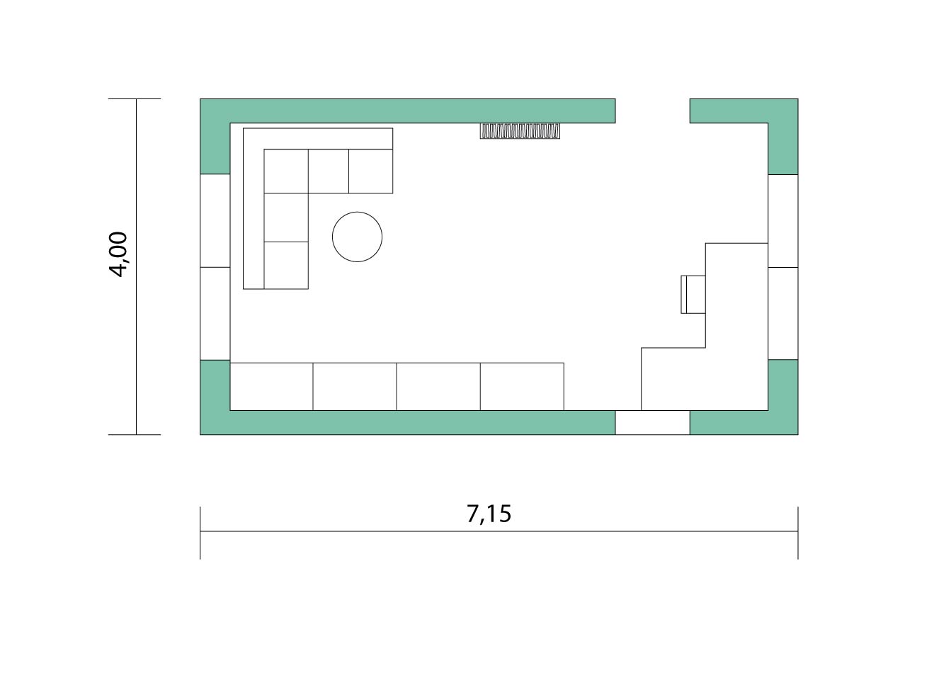 Grundriss Modul